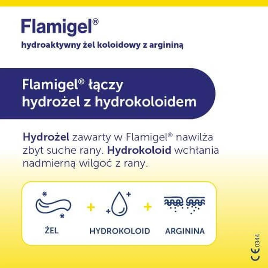 Flamigel hydrocolloïd gel, 100 g - wondhelende gel