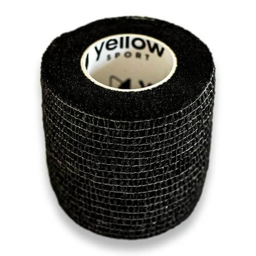 YellowBAND Cohesive Bandage 5cm x 4.5m black