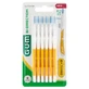 SUNSTAR GUM Bi-Direktionale Interdental-Zahnbürsten gelb 1.4mm, 6 Stk.