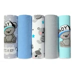 EGA KIDS Flanellwindeln 70x80cm Set Nr. 2 (7053), 5 Stück