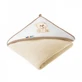 AKUKU Albornoz 100% algodón 100x100 cm osito crudo, 1 artículo