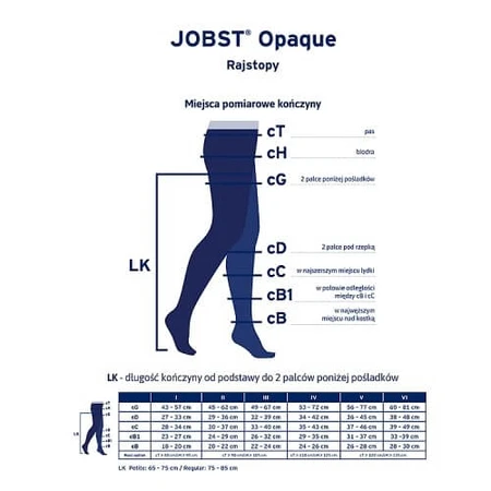 JOBST OPAQUE compression tights CCL2 caramel, size 6 ZP