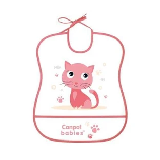 Canpol Baby's wasbaar zacht slabbetje Schattige dieren Katje 2/919