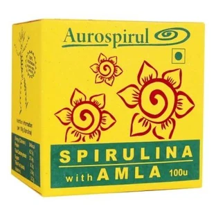 AUROSPIRUL Espirulina con amla, 100 cápsulas