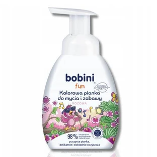 Bobini Fun Coloured Wasch- und Spielschaum rosa, 300 ml
