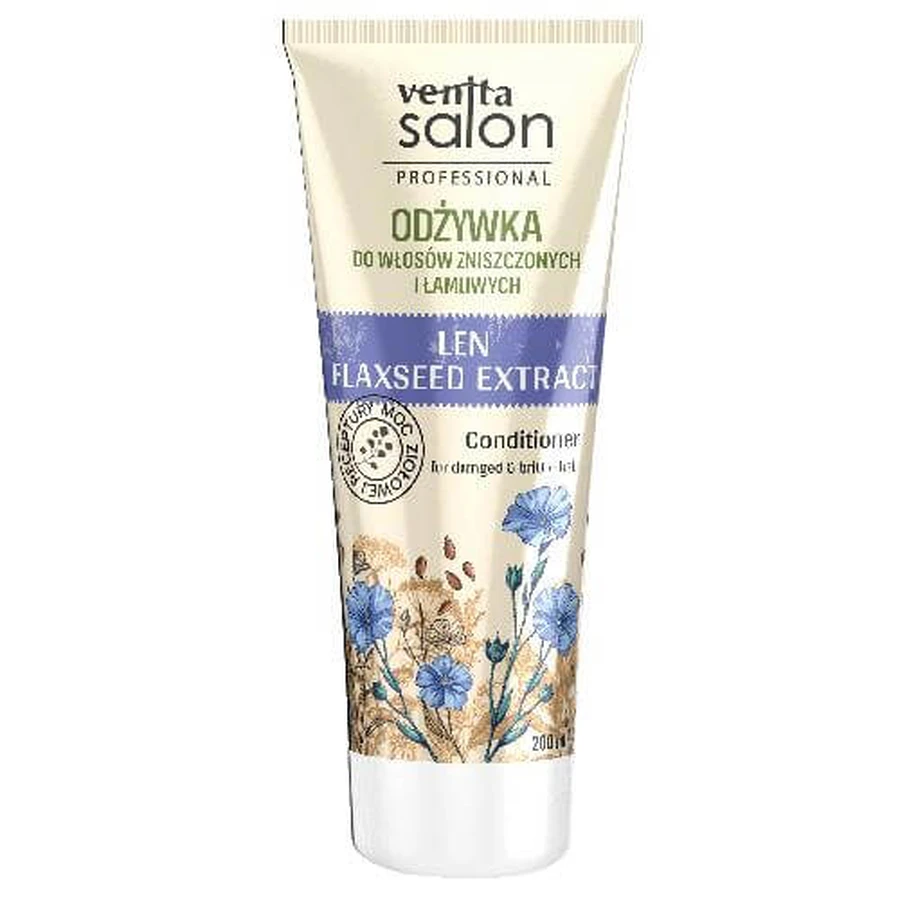 VENITA Salon Professional Conditioner for damaged and brittle hair Flaxseed, 200ml