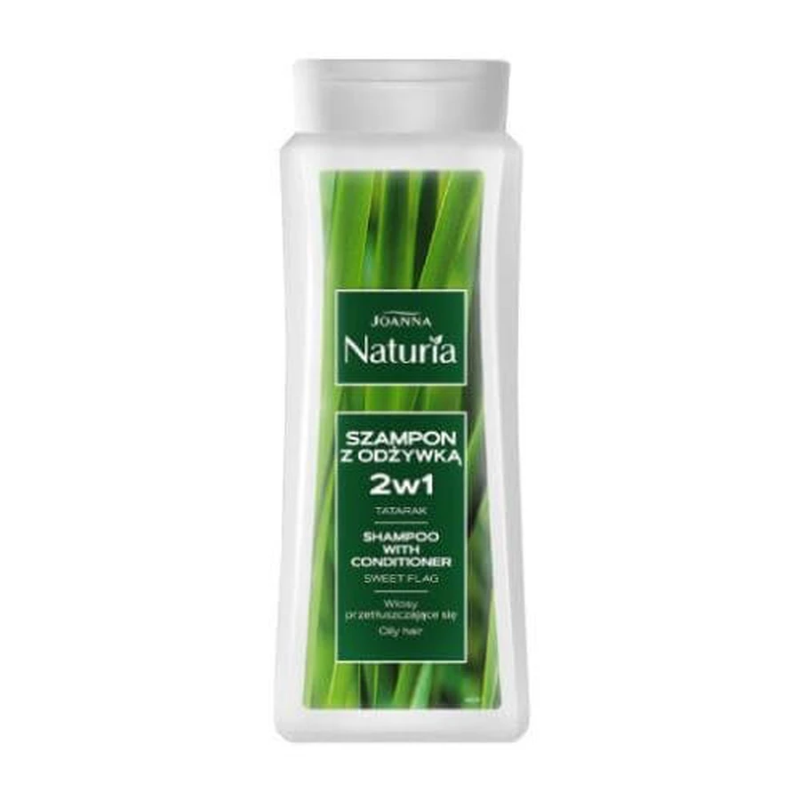 JOANNA Naturia Tatarak Champú con acondicionador 2en1 para cabello graso, 500ml