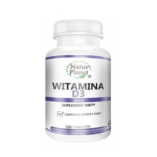 NaturPlanet Vitamin D3 2000IU, 120 Tabletten