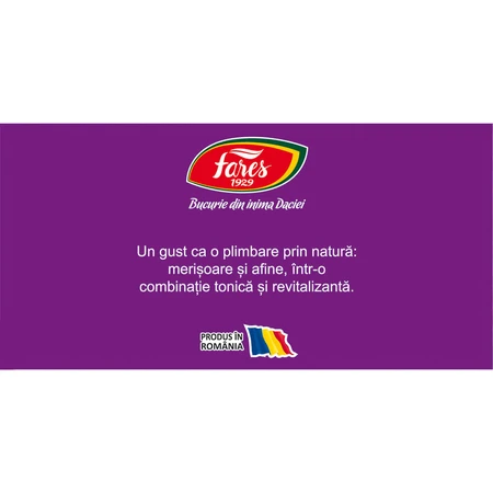 Té de arándano rojo y arándano azul, Aromafruct, 100 bolsitas, Fares