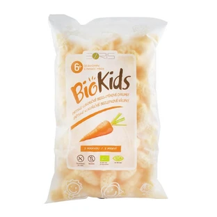Eco Puffs con zanahoria, 55 gr, Biokids