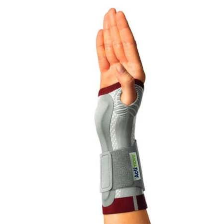 Actimove Professional Line ManuMotion Polsstabiliserende orthese met versteviging en medische compressie (L) links wit