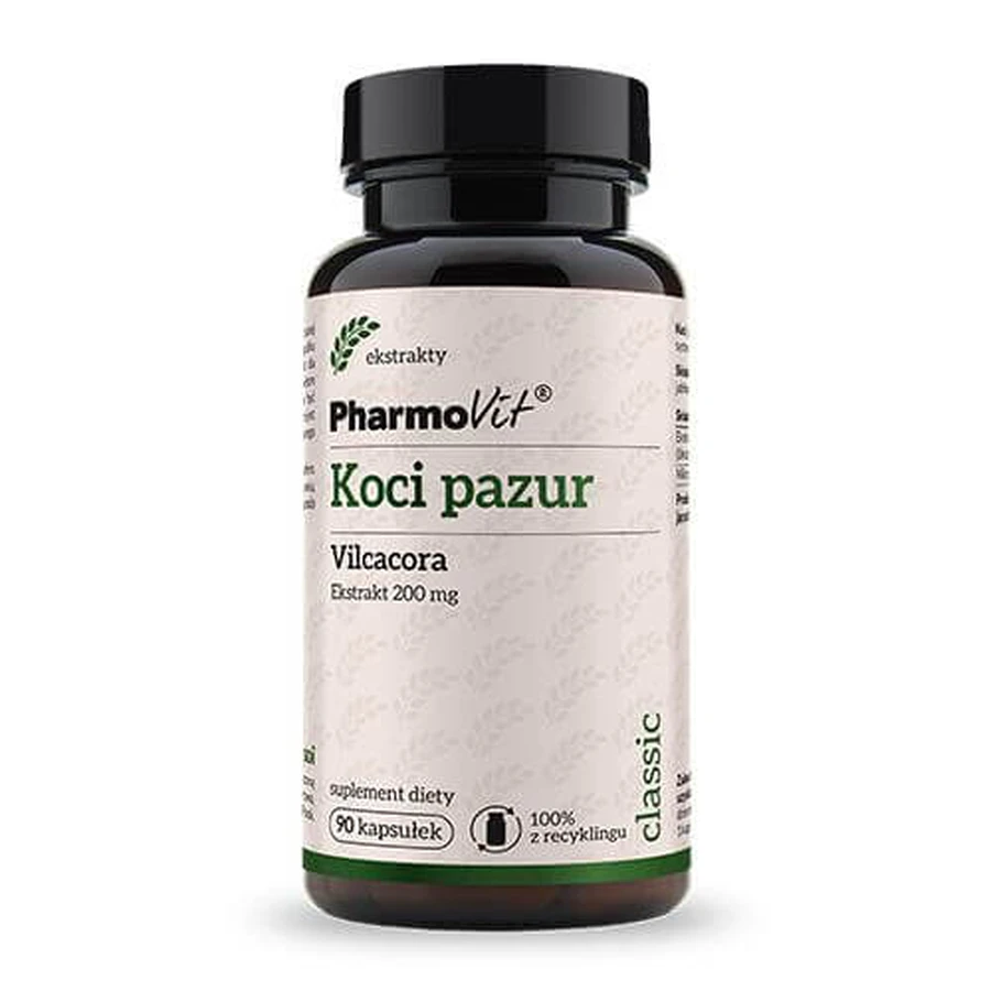 PHARMOVIT Cat's Claw Vilcacora, 90 gélules