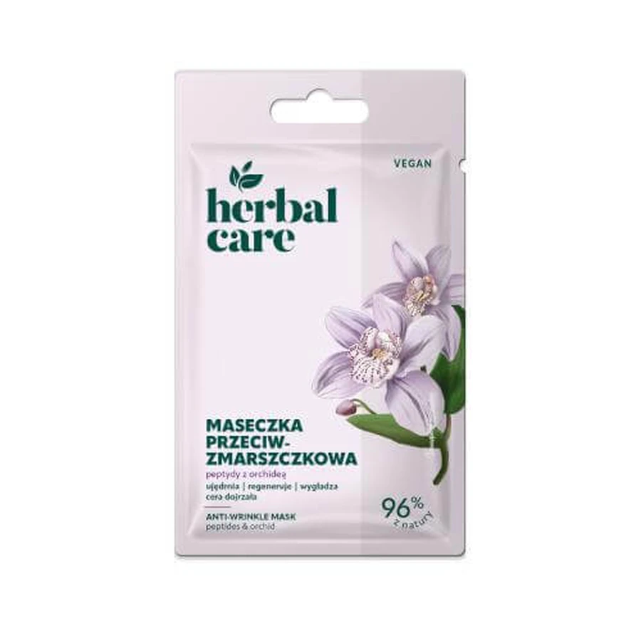 Farmona Herbal Care Anti-Falten Gesichtsmaske mit Peptiden und Orchidee, 7 g