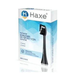 HAXE Sonic opzetborstels SG-B972DC zwart, 2 stuks