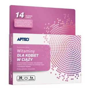 APTEO Vitaminas para embarazadas, 30 comprimidos