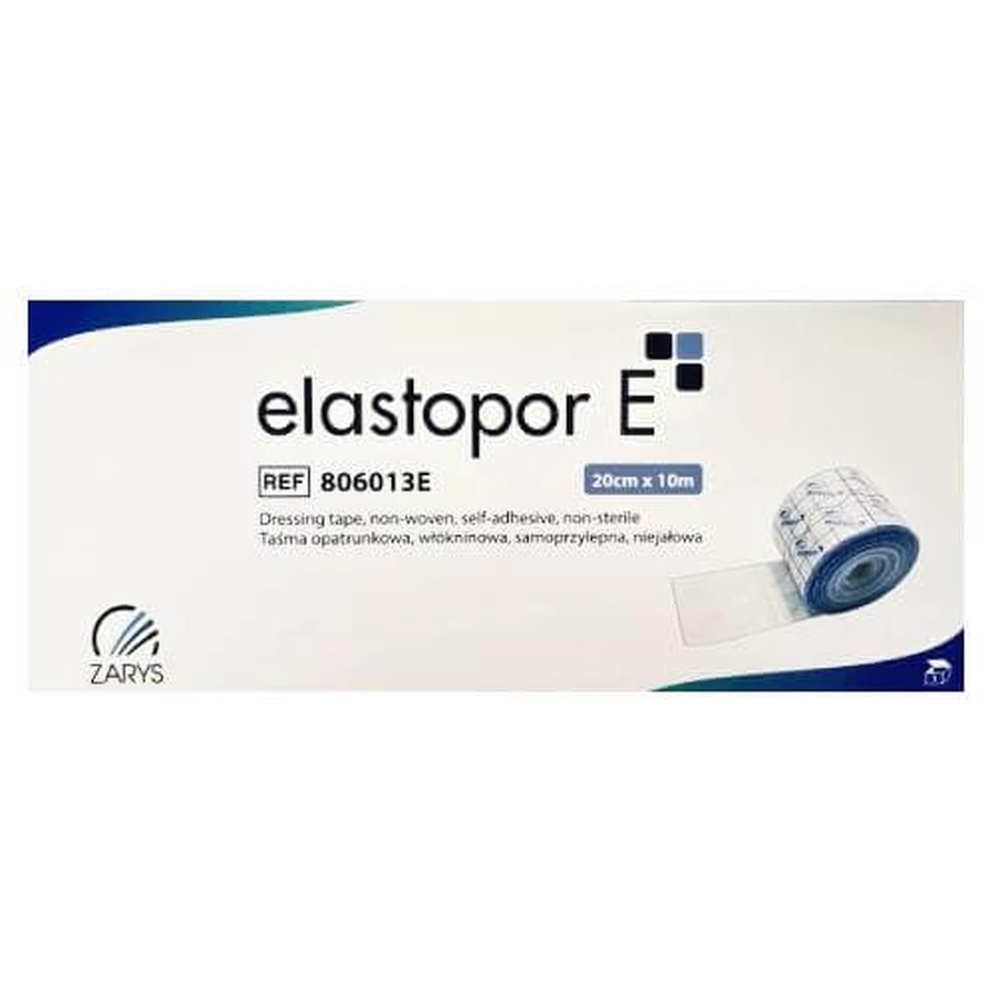 ELASTOPOR E unsteriles Vliesstoff-Klebeband 20cm x 10m, 1 Stück
