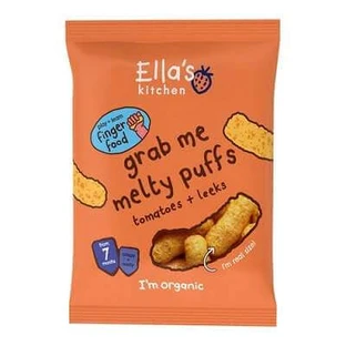 Bocaditos naturales de tomate y puerro bio, 20 g, Ella s Kitchen