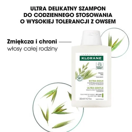 KLORANE OATH Shampoo voor het haar, 200ml
