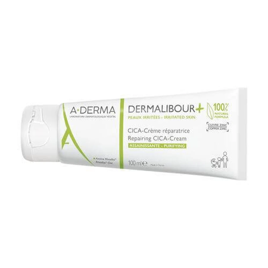 A-DERMA DERMALIBOUR+ CICA Restorative Cream, 100ml