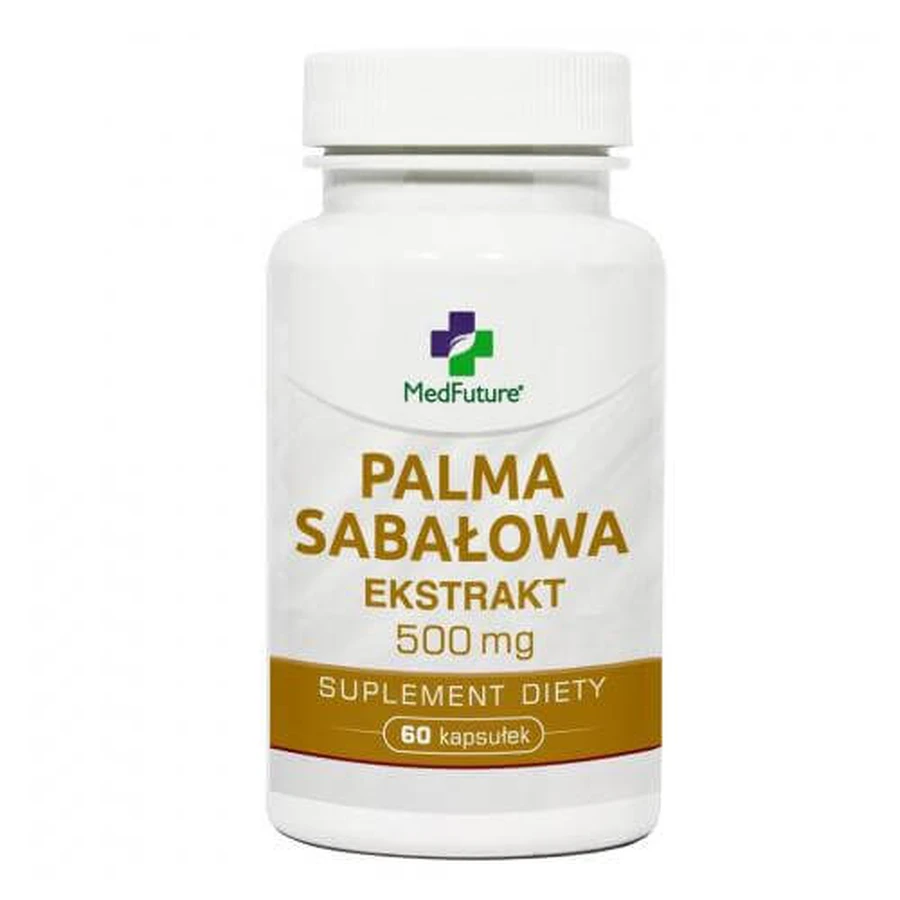 MedFuture Extract de palmier Sabal 500mg, 60 capsule