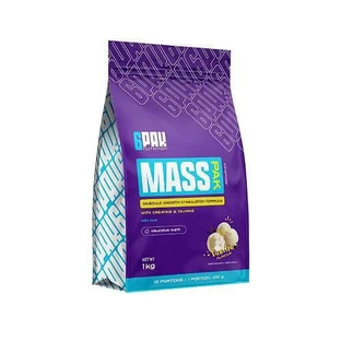 6Pak Nutrition Mass Pak gainer Vanilla, 1 kg.