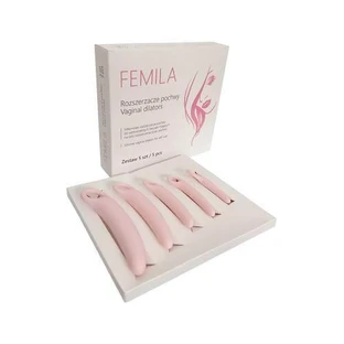 FEMILA Vaginal dilators - Vaginal dilators with handle, 5 pcs.