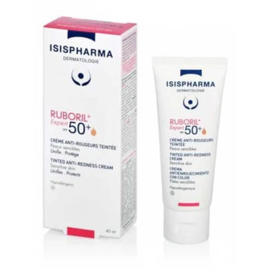 ISISPHARMA RUBORIL EXPERT 50+ Crema para pieles capilares, 40ml