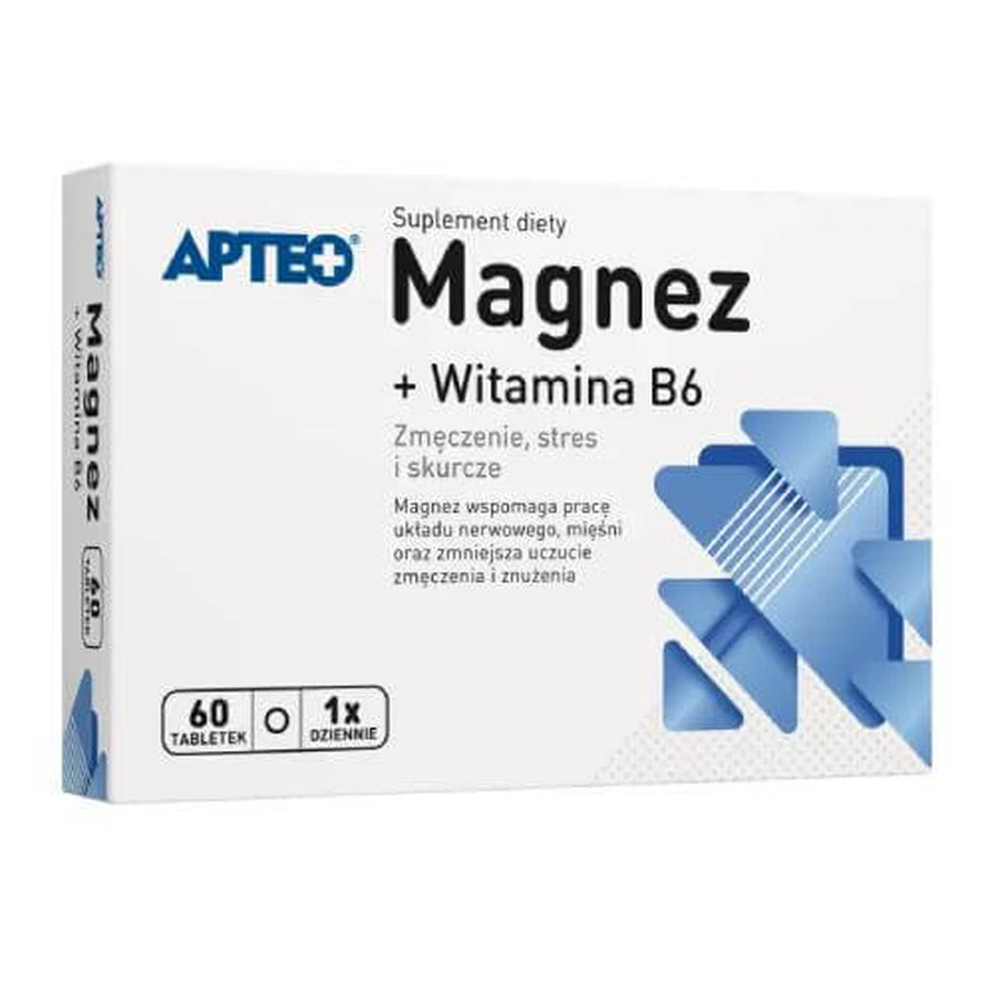 Magnesium + Vitamin B6 APTEO, 60 tablets