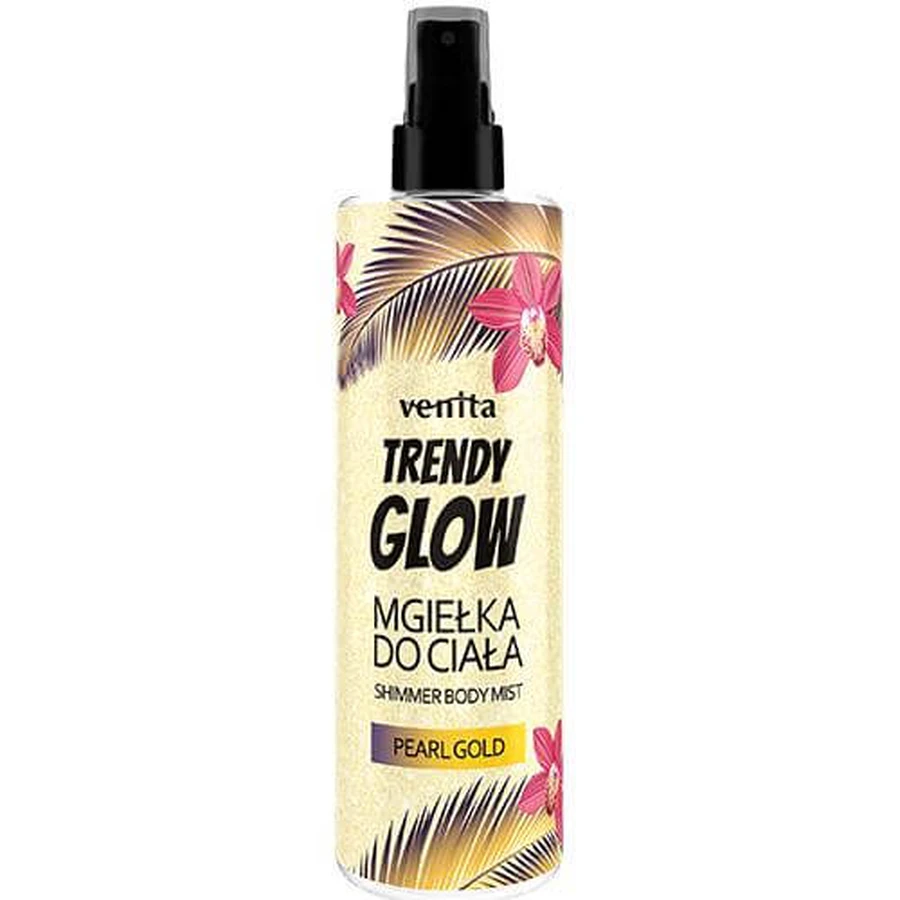 VENITA Trendy Glow Pearl Gold Body Mist, 200ml