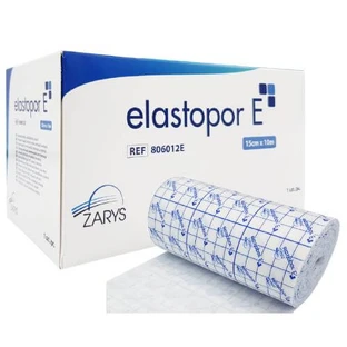 Cinta adhesiva no tejida ELASTOPOR E 15cm x 10m, 1ud.