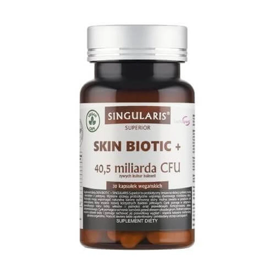 Singularis Skin Biotic + 40,5 Milliarden KBE, 30 Kapseln