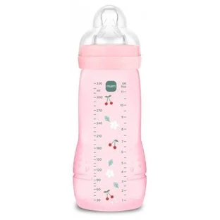 MAM Baby Easy Active Rapid Flow Anti-colic Babyflasche 4m+ Muster Früchte, 330 ml