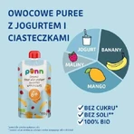 SALVEST PÕNN BIO Fruit puree with yogurt and cookies, 110g