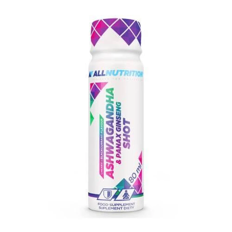Allnutrition Ashwagandha & Panax Ginseng shot, 80 ml