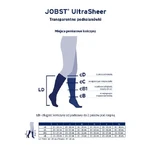 JOBST ULTRASHEER short compression knee socks CCL1 natural, size 5 ZP