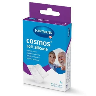 Tiritas de silicona blanda Cosmos, 8 uds.