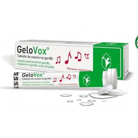 Gelovox Cereza-mentol Garganta Comprimidos, 10 comprimidos