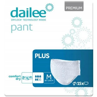 DAILEE Pantalón Premium Plus Absorbente Braga M, 15pcs