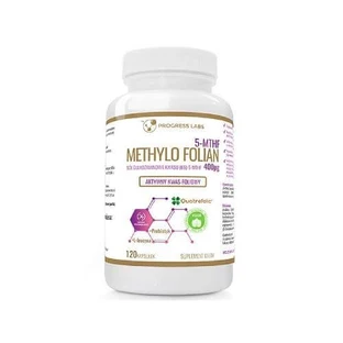 PROGRESS LABS Methyl Folate Active Folic Acid, 120 caps
