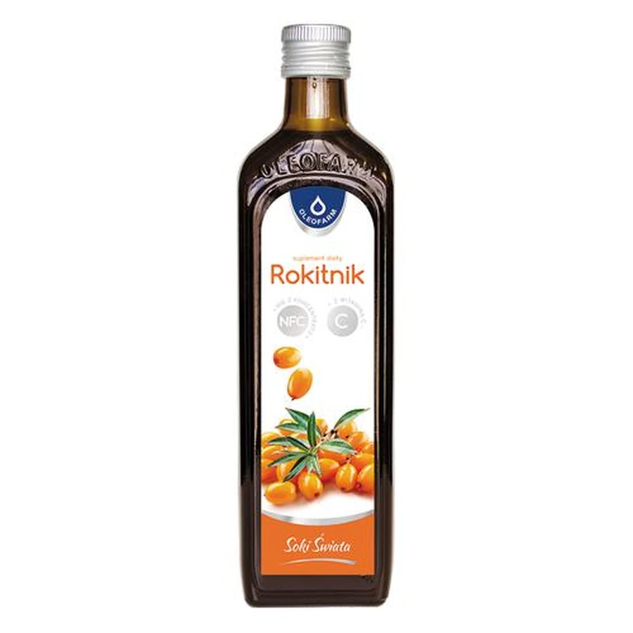OLEOFARM Jus d'argousier à la vitamine C, 490ml
