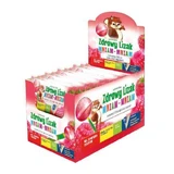 Sucette Healthy Yummy Yummy Framboise, en forme de boule, 40 pièces