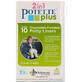 Biodegradable disposable potty bags, 10 pieces, Potette Plus