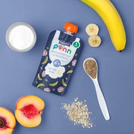 Gruau d'avoine aux fruits SALVEST PÕNN BIO Milk Bedtime Oatmeal, 110g
