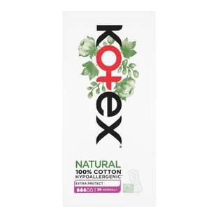KOTEX Maandverband Natural Normal+, 36 stuks