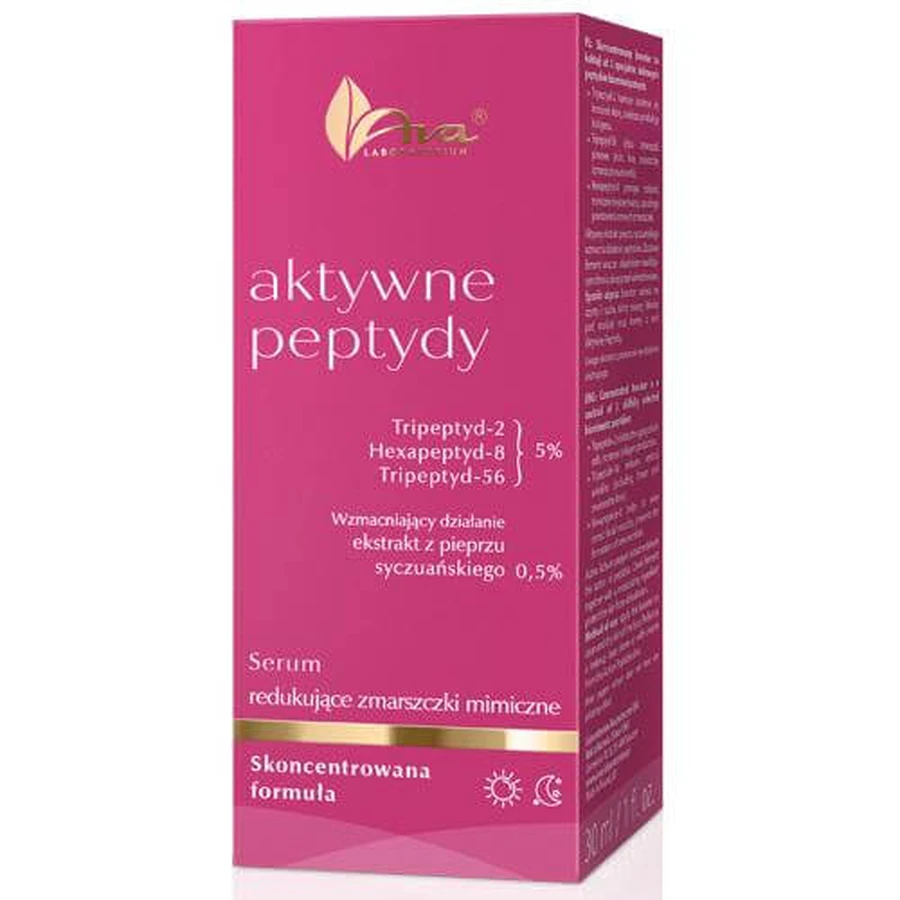 AVA ACTIVE PEPTIDES Facial Wrinkle Reducing Serum, 30ml