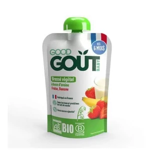 Good Gout BIO Havermouttoetje met aardbeien en banaan, 90g