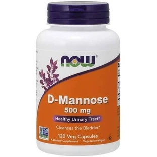 Now Foods D-Mannose 500 mg gélules 120 gélules