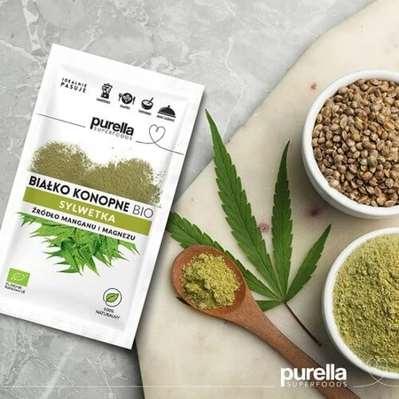 PURELLA Hennep proteïnepoeder Bio, 45g