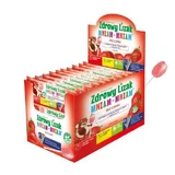 Gesunder Yummy Yummy Strawberry Lollipop zuckerfrei tropfenförmig, 40 St.