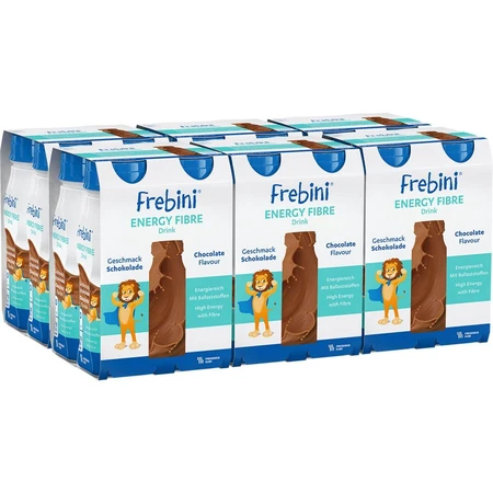 Frebini Energy Fibre Drink Geschmacksrichtung Schokolade, 4x200ml